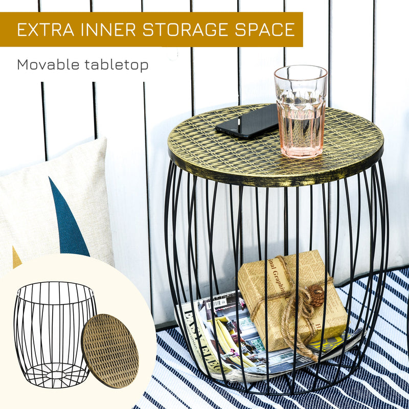 Set 3 Portapiante da Giardino in Metallo Nero e Bronzo