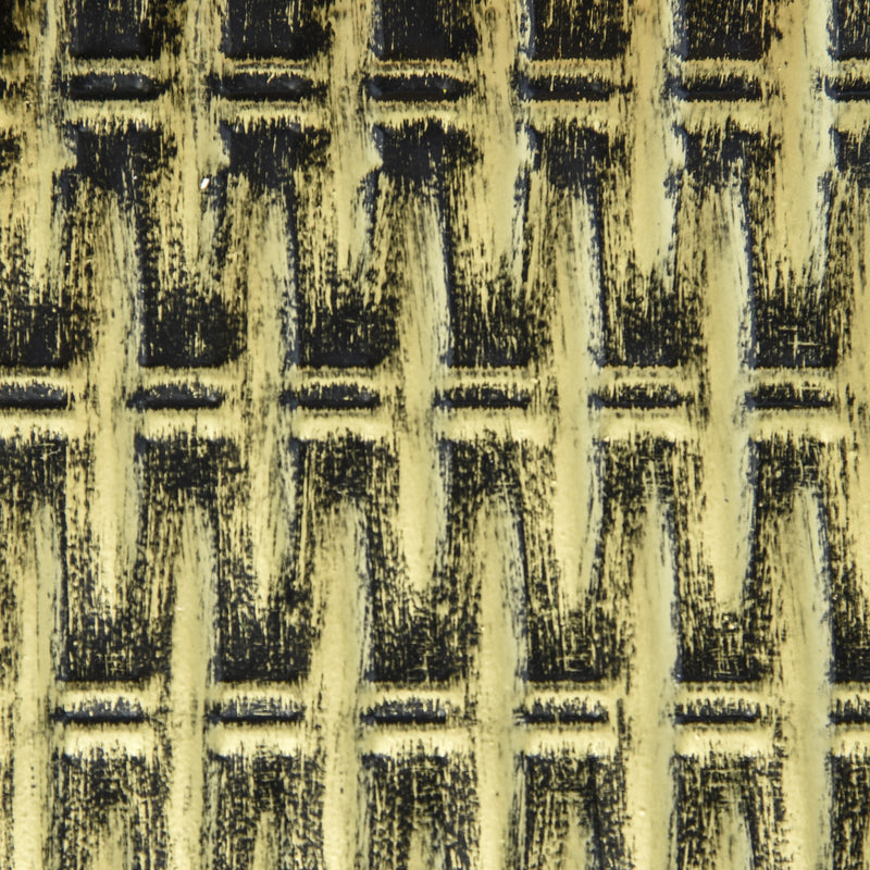 Set 3 Portapiante da Giardino in Metallo Nero e Bronzo