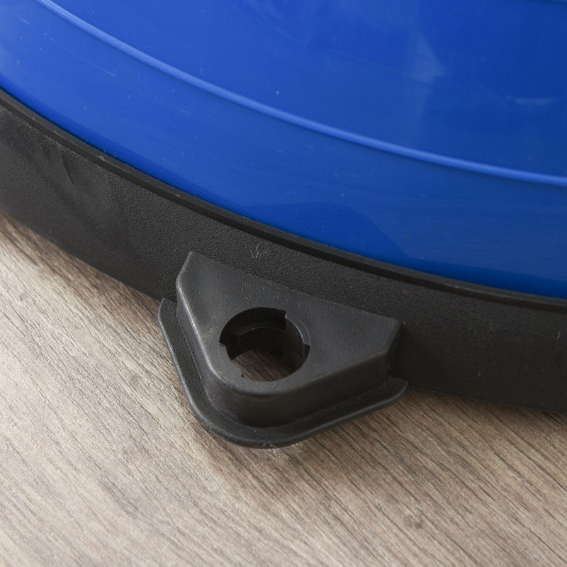 Balance Ball con 2 Elastici e Pompa per Allenamento e Riabilitazione Muscolare Blu