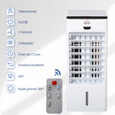 Raffrescatore Ventilatore con Ghiaccio 75W 9 Funzioni Bianco