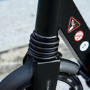 Monopattino per Ragazzi Pieghevole Regolabile Ruote Luminose in Alluminio Nero