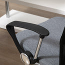 Sedia Poltrona Direzionale da Ufficio in Tessuto Grigio