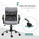 Sedia Poltrona Direzionale da Ufficio in Tessuto Grigio