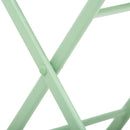 Set Tavolo e 2 Sedie Pieghevoli da Giardino in Metallo Verde