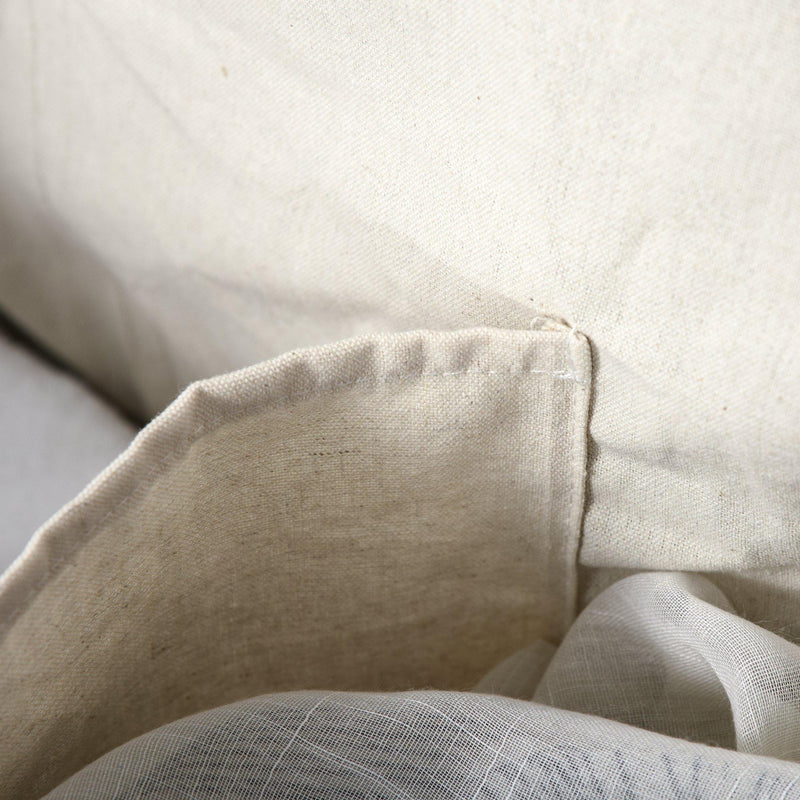 Cesto Portabiancheria Pieghevole 57x34x60 cm in Rattan con Sacco Grigio