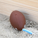 Sabbiera da Esterno con Tettuccio Parasole 120x120x120 cm in Legno Blu