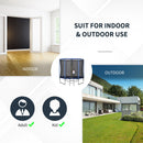 Trampolino Tappeto Elastico Ø244x240 cm con Rete e Bordo Imbottito Blu e Nero