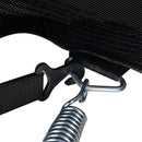 Trampolino Tappeto Elastico Ø366x269 cm con Rete e Bordo Imbottito Blu e Nero