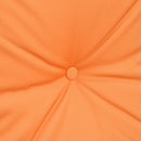 Set da Giardino Divano 2 Poltrone  e Tavolino in Rattan con Cuscini Arancione