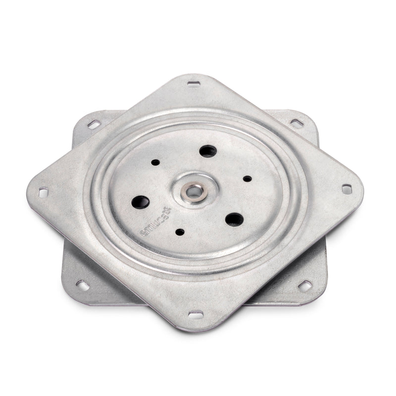 Piattaforma Girevole con Cuscinetti a Sfera 150x150 mm in Acciaio Emuca Zincato