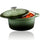 Casseruola con Coperchio Royalty Line Casseruola 24 cm Adatto a Tutti i Fornelli in Ghisa Verde