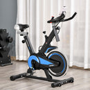 Cyclette Spin Bike Volano 10 Kg con Schermo LCD Nero e Blu