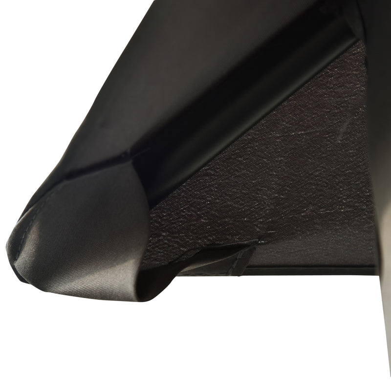 Dondolo Letto 3 Posti con Gazebo da Giardino 256x172x248 cm con Zanzariera e Cuscini Grigio