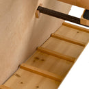 Conigliera da Giardino 89,5x45x81 cm con Rampa in Legno e Metallo