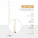 Lampada a LED da Terra a Stelo 144 cm 12W Bianco Caldo Argento