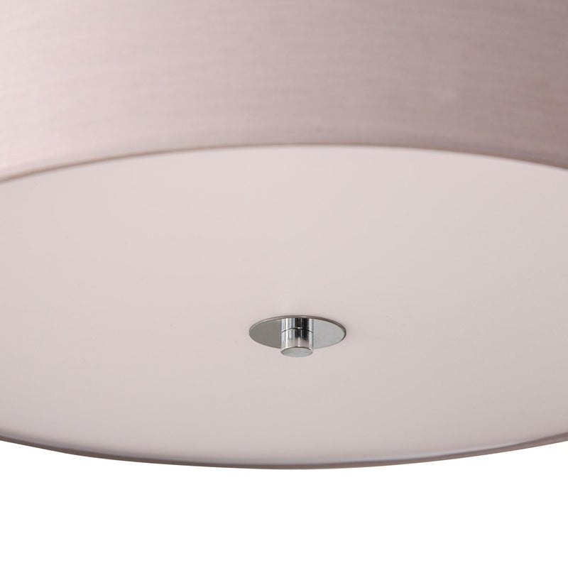 Lampadario a Sospensione con LED Dimmerabili 3 Colori 59x59x44 cm 36W Grigio Chiaro