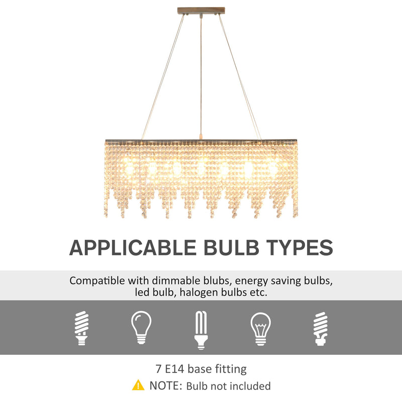 Lampadario Moderno a Gocce 80x20x130 cm E14 40W Argento