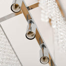 Lampadario Moderno a Gocce 80x20x130 cm E14 40W Argento