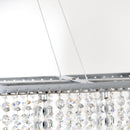 Lampadario Moderno a Gocce 80x20x130 cm E14 40W Argento