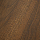 Mobile TV 2 Ante e Vano Centrale 122x39x46 cm in Legno Teak e Nero