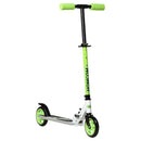 Monopattino Pieghevole per Bambini 72,8x33,4x75-85 cm in Alluminio e Acciaio Verde