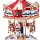 Carosello Natale con musica e movimento 24,5 cm 
