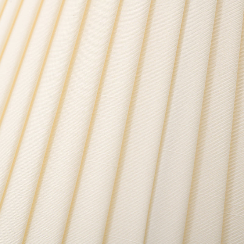 Lampada da Terra con Paralume 45x27x165 cm E27 in Metallo e Tessuto Biano Crema