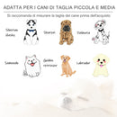 Divano Cuccia per Cani Grandi 93,5x69x48,5 cm in Tessuto Effetto Lino Grigio