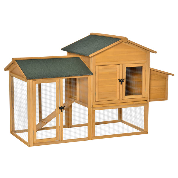Pollaio Gabbia per Galline 168x75x103 cm con Area Aperta prezzo