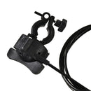 Rullo Pieghevole per Bicicletta Allenamento in Casa in Metallo Nero