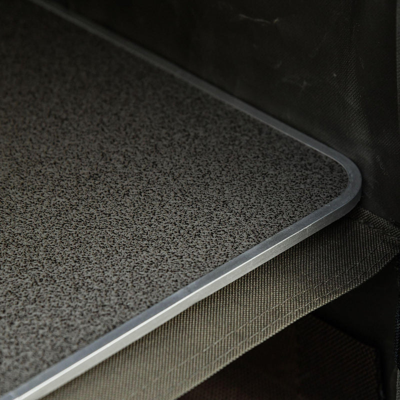 Tavolino Cucina da Campeggio Pieghevole 94x57x109 cm in Alluminio Verde