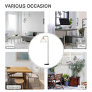 Lampada da Terra 44x34x154 cm in Metallo e Rattan Nero