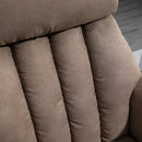 Poltrona Alzapersona Elettrica 1 Motore in Tessuto Marrone