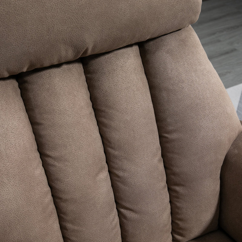 Poltrona Alzapersona Elettrica 1 Motore in Tessuto Marrone