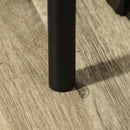 Scrivania Moderna 110x55x75 cm in Metallo e MDF Nero e Marrone