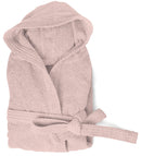 Accappatoio in Spugna 100% Cotone Rosa Antico