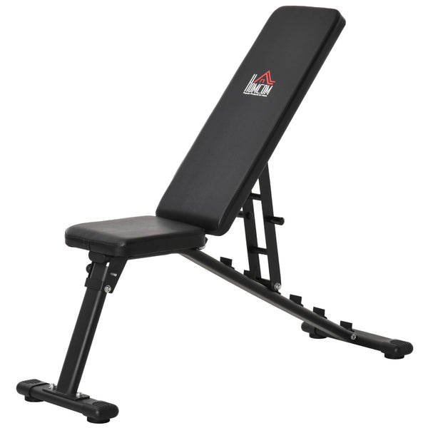 Panca per Addominali Multifunzione Inclinata Regolabile in Acciaio Nera acquista