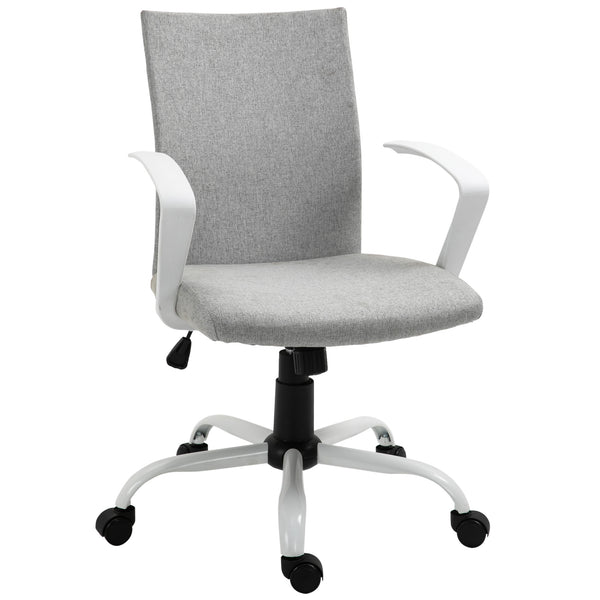 Sedia Ergonomica e Girevole da Ufficio in Tessuto Grigio 61x61x89-99 cm online