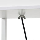 Lampada da Terra 26x26x160 cm E27 40W con Mensole in MDF Bianca