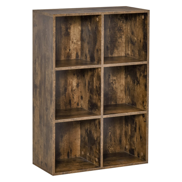 Libreria 6 Ripiani 65,5x30x97,5 cm in Legno Marrone prezzo