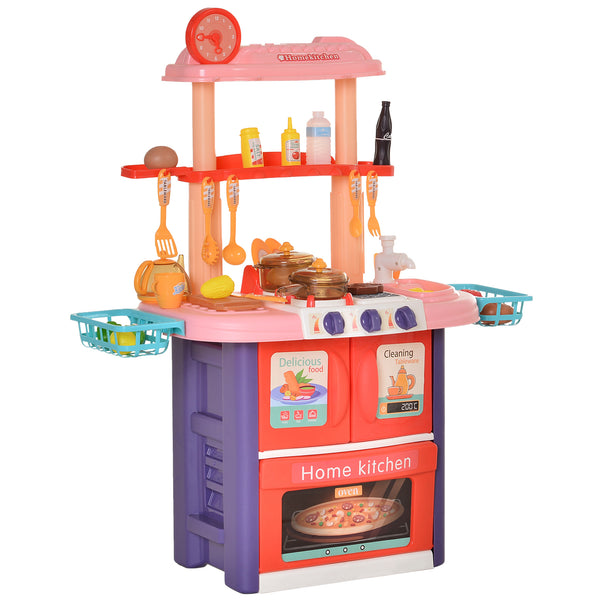 Cucina Giocattolo per Bambini 71,5x35x85,5 cm con Utensili Multicolore acquista