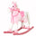 Cavallo a Dondolo per Bambine con Suoni Rosa