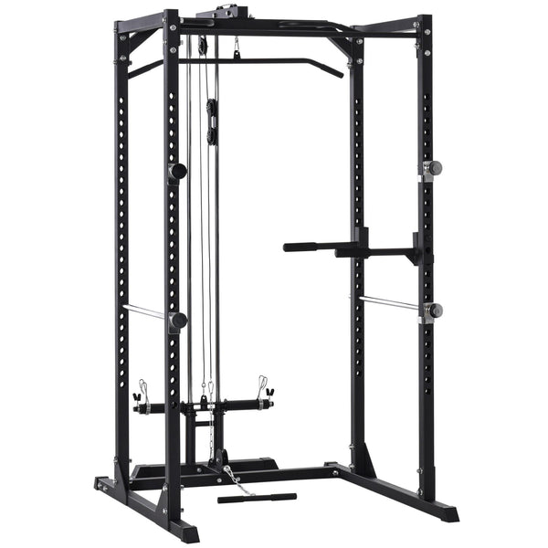 acquista Stazione Fitness Multifunzione 155x118x220 cm in Acciaio Nera