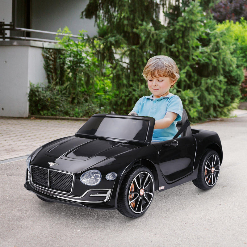 Macchina Elettrica per Bambini 6V con Licenza Bentley Nera