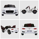 Macchina Elettrica per Bambini 6V con Licenza Bentley Bianca