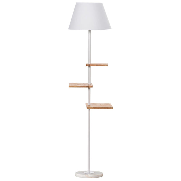 Lampada da Terra Ø38x155 cm E27 40W Base in Marmo Bianco sconto