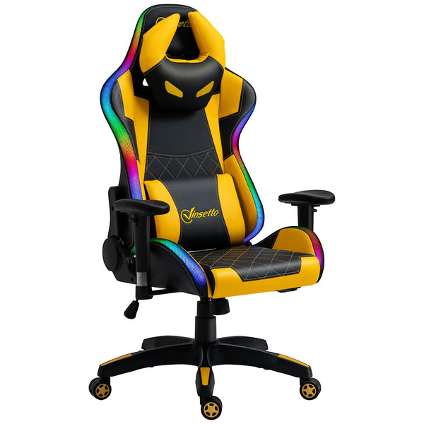 Sedia da Gaming Ergonomica 71,5x65x121-129 cm in Similpelle Multicolore prezzo