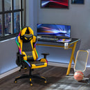 Sedia da Gaming Ergonomica 71,5x65x121-129 cm in Similpelle Multicolore