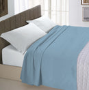 Lenzuolo Sopra in Tinta Unita Celeste