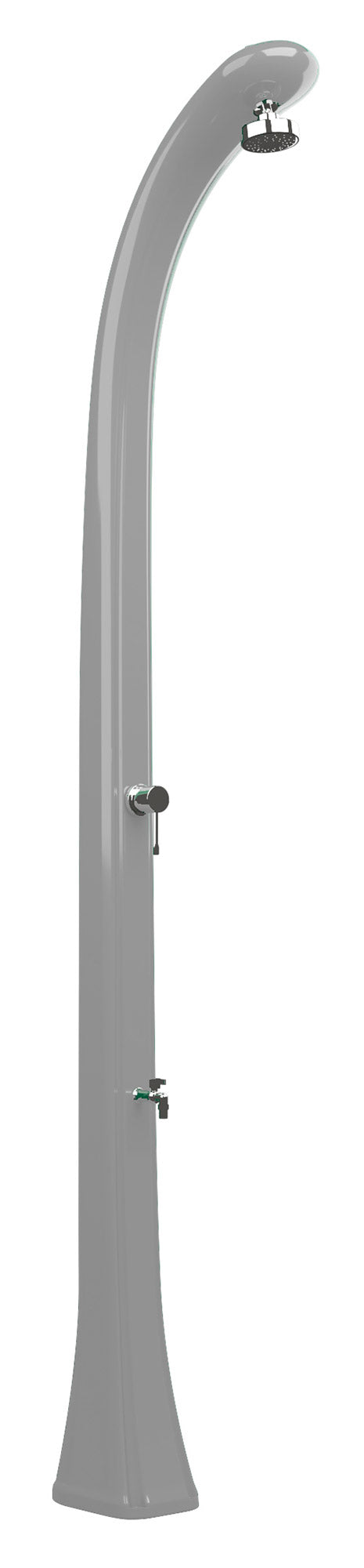 Doccia Solare da Esterno Giardino 20L Miscelatore e Lavapiedi Arkema Happy One Bianco sconto